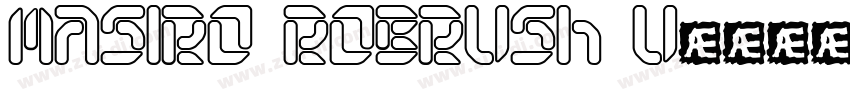 Masiro RoBrush U字体转换